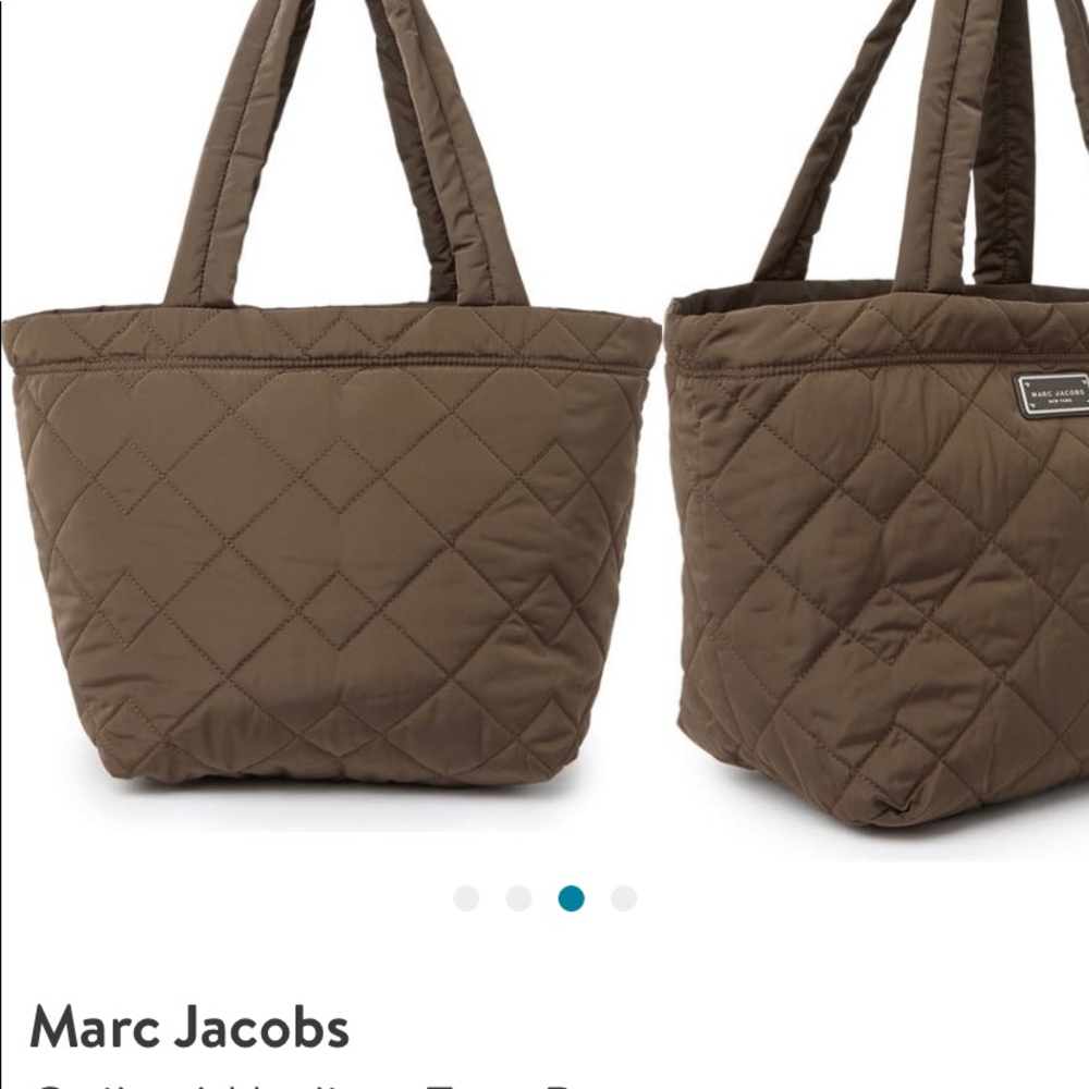 Marc Jacobs quilted tote with zipper